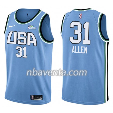 Camiseta Hombre Brooklyn Nets Jarrett Allen 31 Nike 2019 Rising Star Swingman